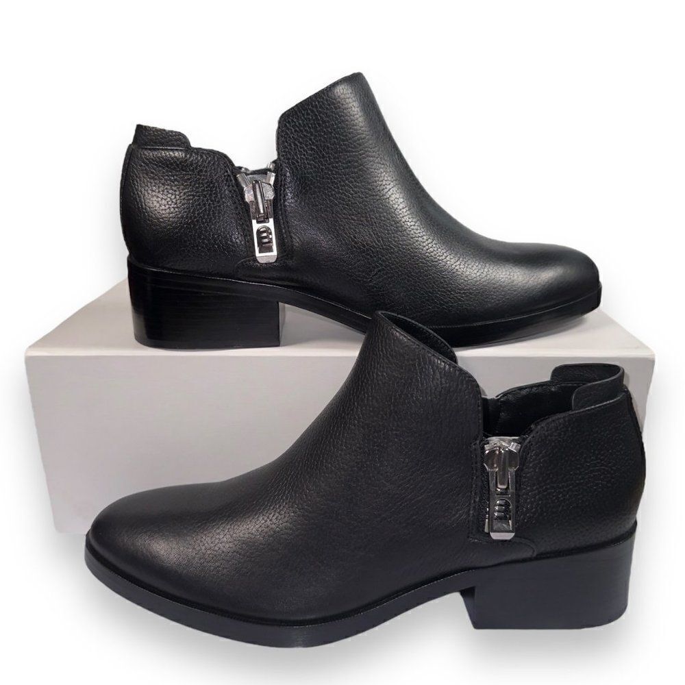 3.1 Phillip Lim Alexa Leather Ankle Booties SHE6-T186SPX Black‎ Women's 8/38